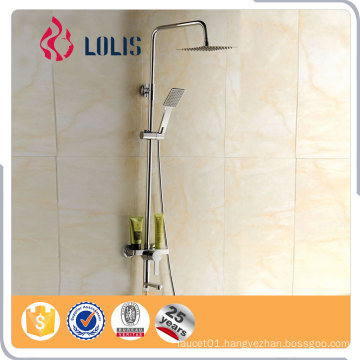 Competitive price modern exposed bath shower mixer set	, bathroom faucet,rain shower sets